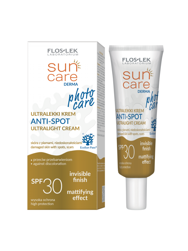 FLOSLEK SUN CARE ANTI SPOT ULTRALIGHT CREAM 30 SPF 30 ml