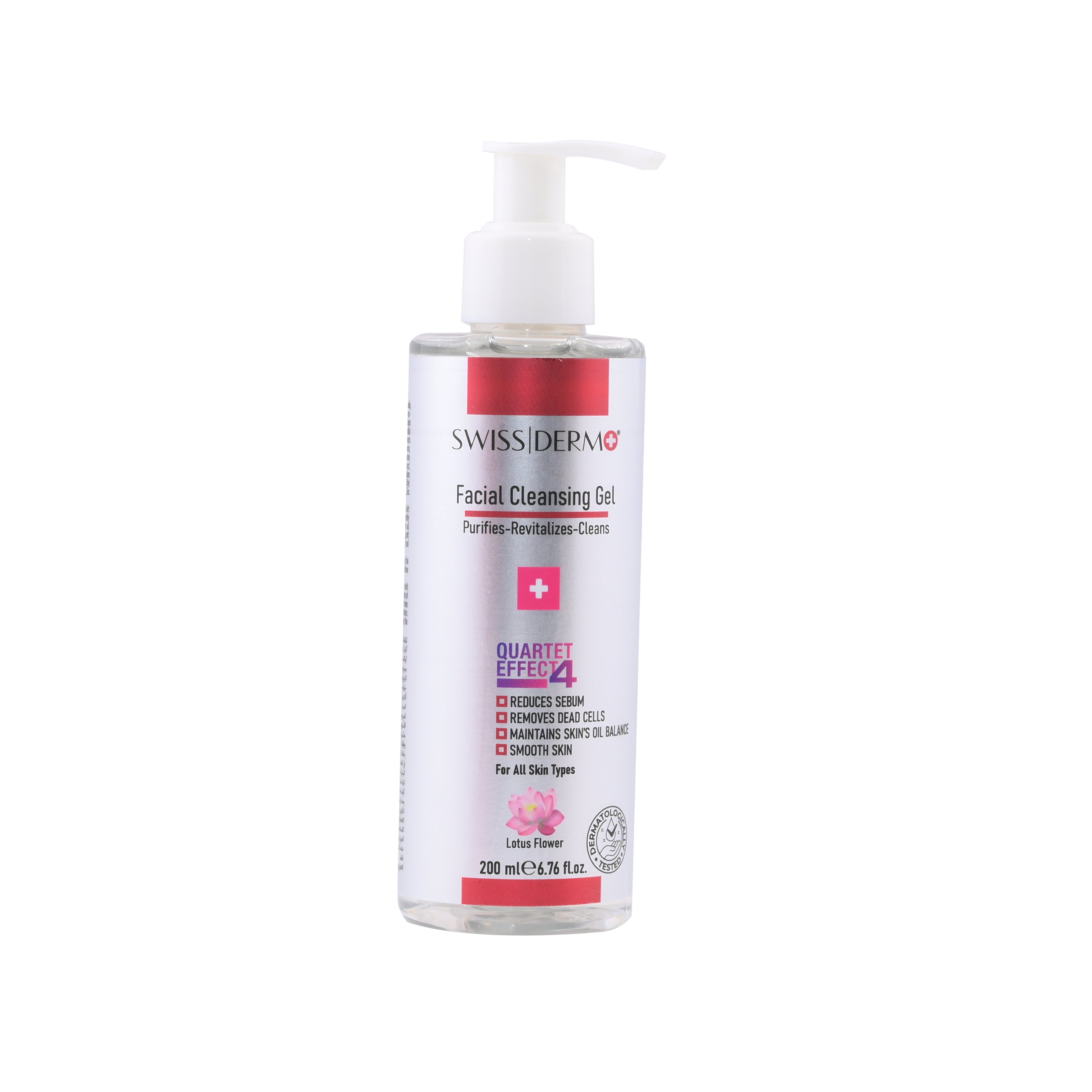 Swiss dermo Facial Cleansing gel 200 ml