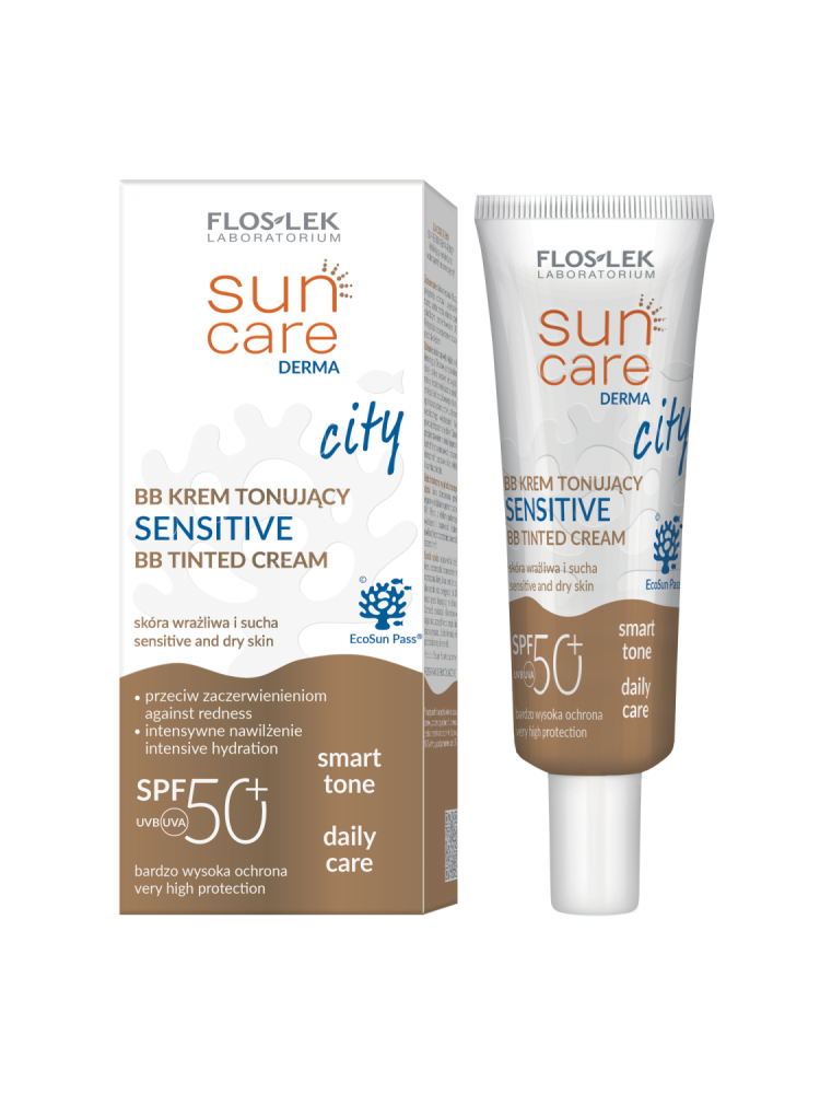 FLOSLEK SUN CARE CREAM FOR SENSITIVE SKIN SPF 50+ 30 ml