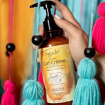 كريم تجعيد الشعر بزيت الأرغان من أغادير - 296 مل