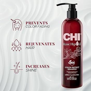 شامبو زيت ثمر الورد من تشي - 739 مل