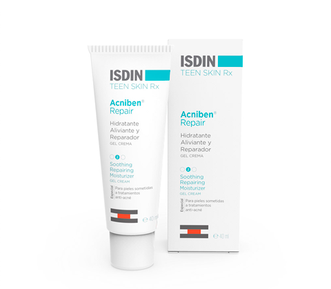 كريم جل مرطب ومهدئ ومصلح من ISDIN Acniben Repair، 40 مل