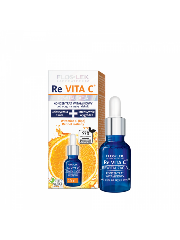 فلوسلك ريفيتا سي® مركز فيتامين تحت العينين والرقبة وخط العنق 15 مل