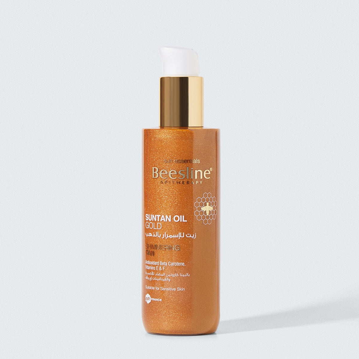 زيت بيزلين الذهبي للتسمير 100 مل