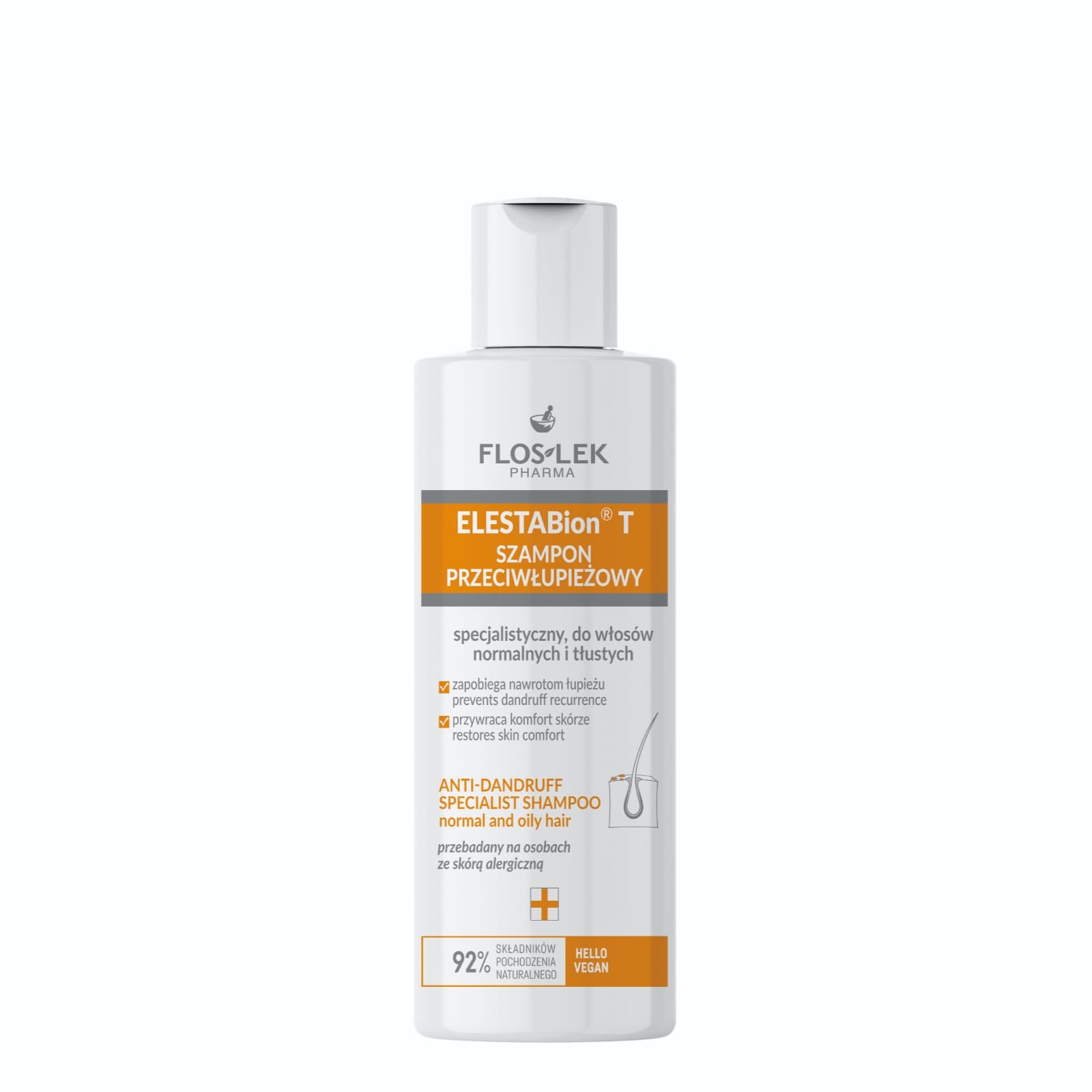Floslek ELESTABion® T Anti-dandruff specialist shampoo for normal and oily hair 150 ml