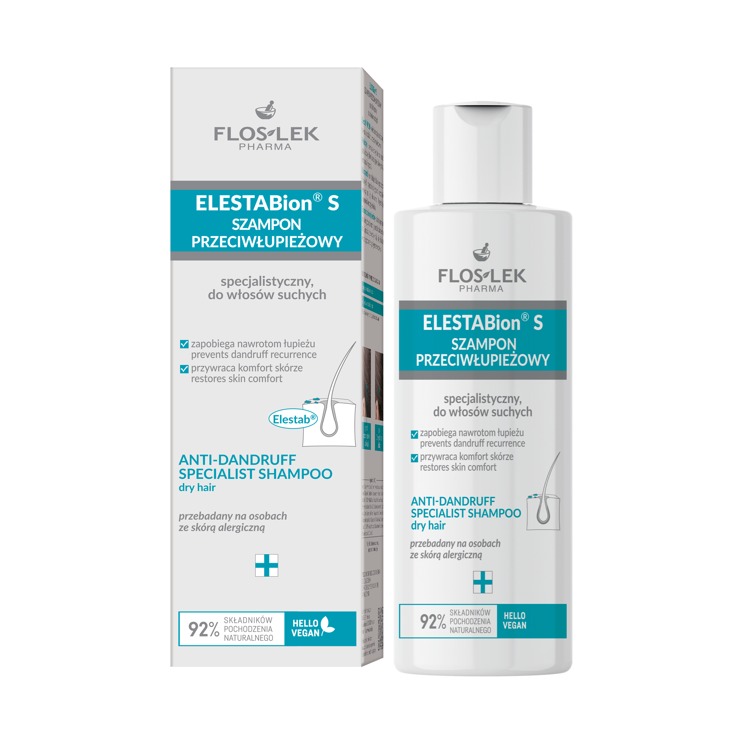 FloslekELESTABion® S Specialist anti-dandruff shampoo for dry hair 150 ml