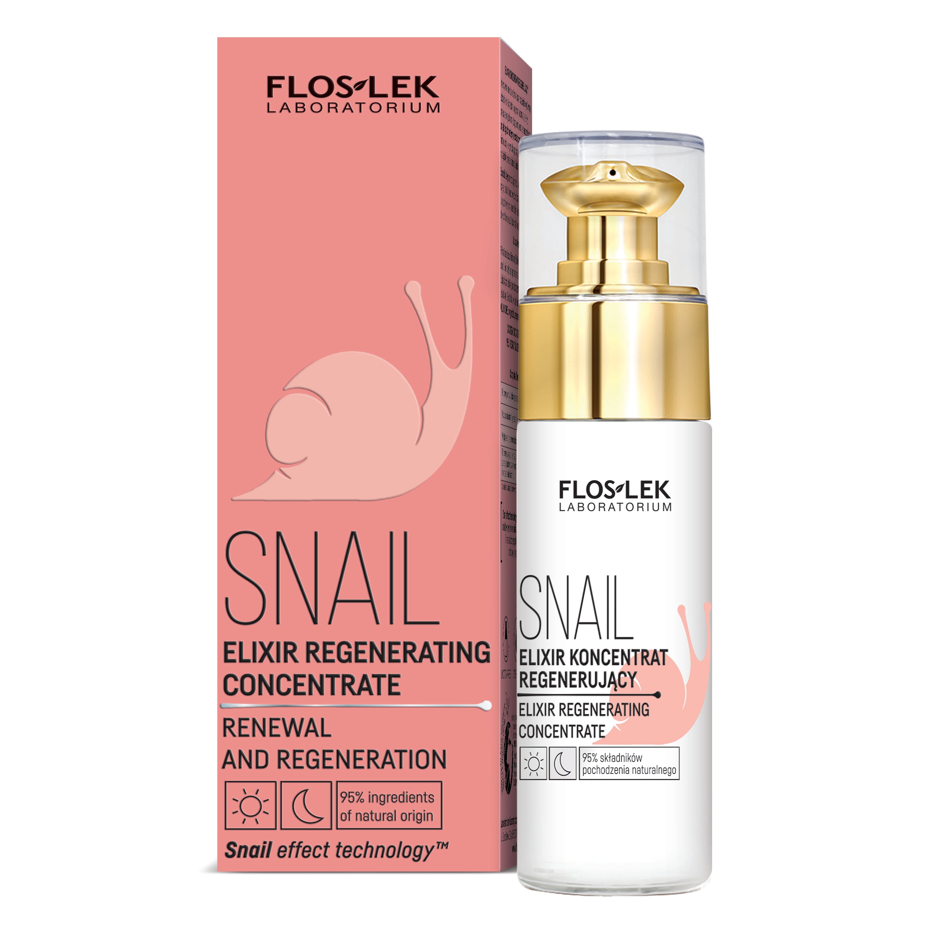Flosek SNAIL Elixir Regenerating concentrate - 30 ml