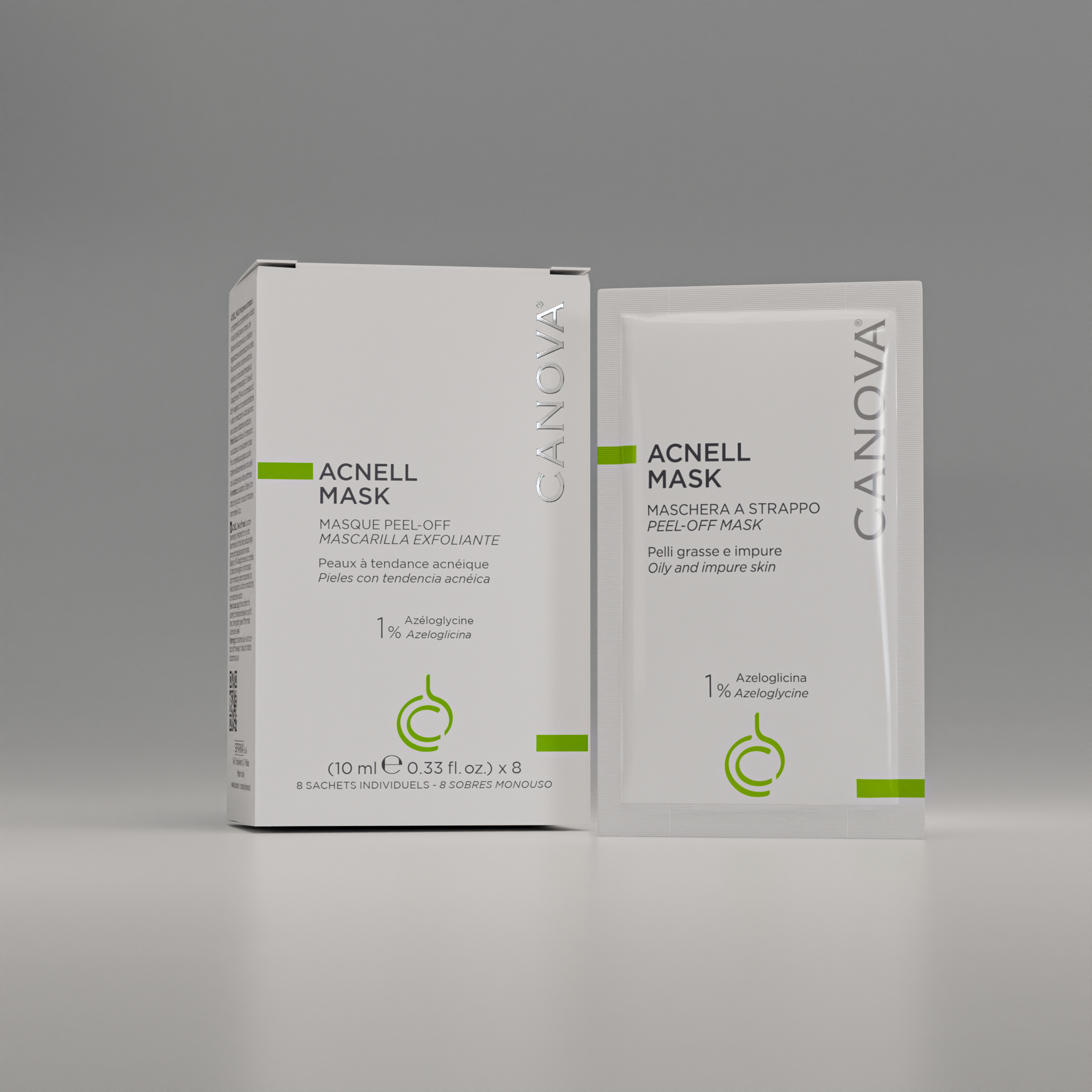 قناع كانوفا أكنيل المقشر 10 مل - 8 أقنعة