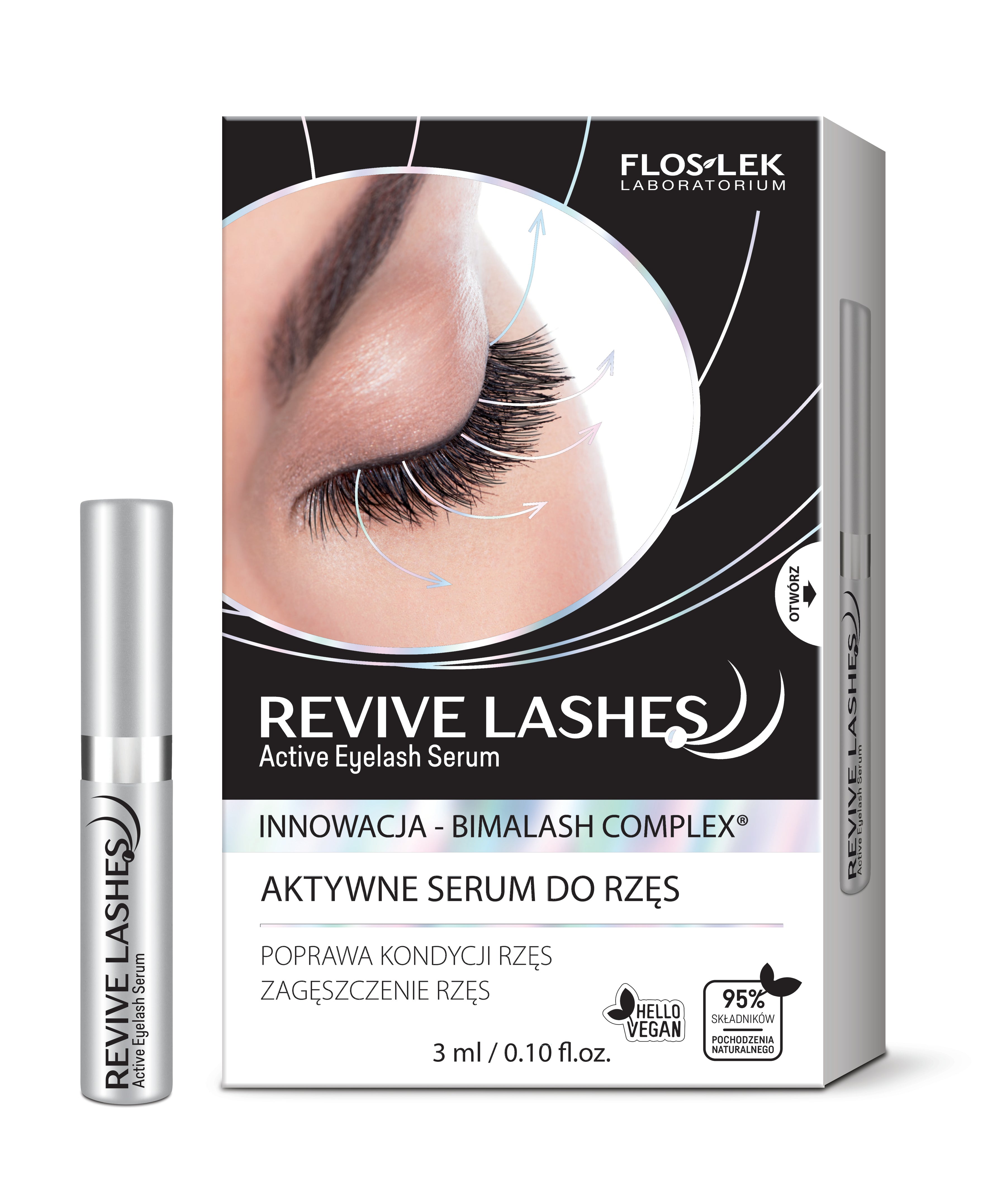 Floslek Revive Lashes® Active Eyelash Serum 3 ml