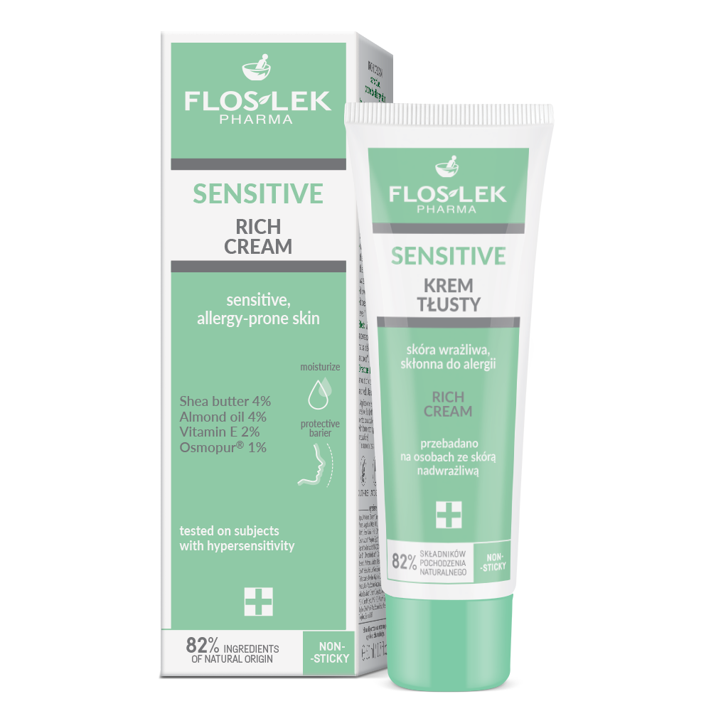 Floslek Oily cream for sensitive skin 50 ml