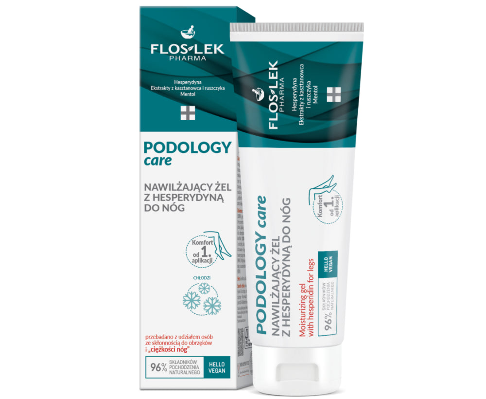 Floslek PODOLOGY CARE MOISTURIZING GEL WITH HESPERIDIN FOR LEGS 80 g