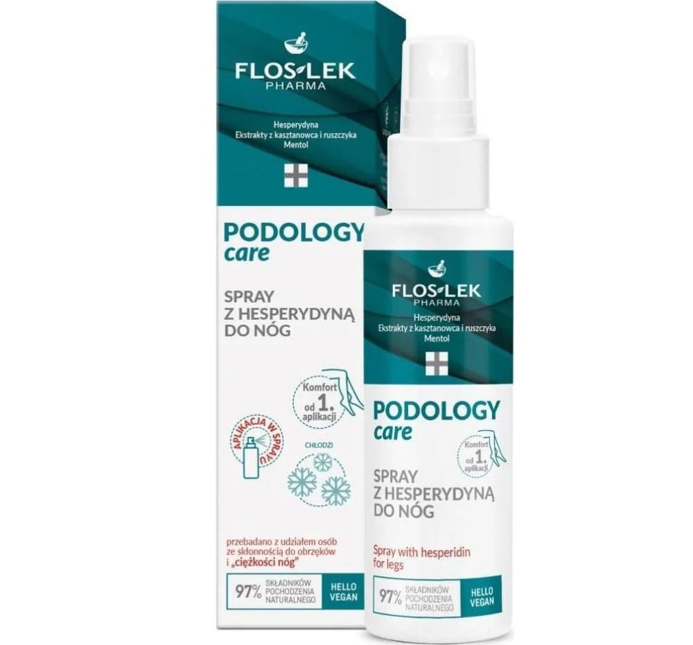 Floslek PODOLOGY CARE MOISTURIZING SPRAY WITH HESPERIDIN FOR LEGS 100 ML