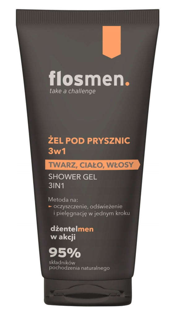 Floslek FLOSMEN 3-in-1 shower gel 225 ml