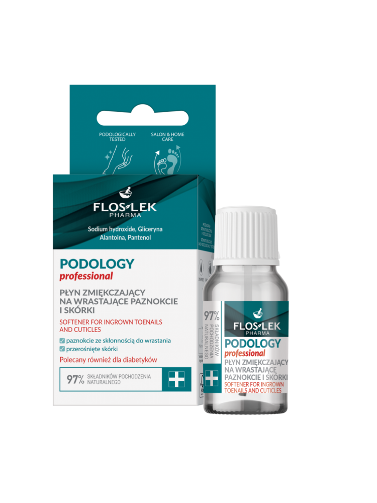 Floslek PODOLOGY PROFESSIONAL SOFTENER LIQUID FOR INGROWN TOENAILS & CUTICLES 10 ML