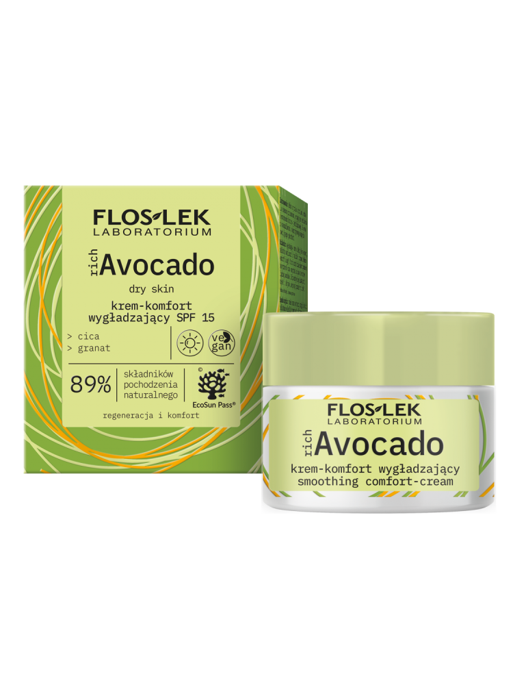 Floslek RichAvocado Smoothing comfort-cream SPF 15 50 ml