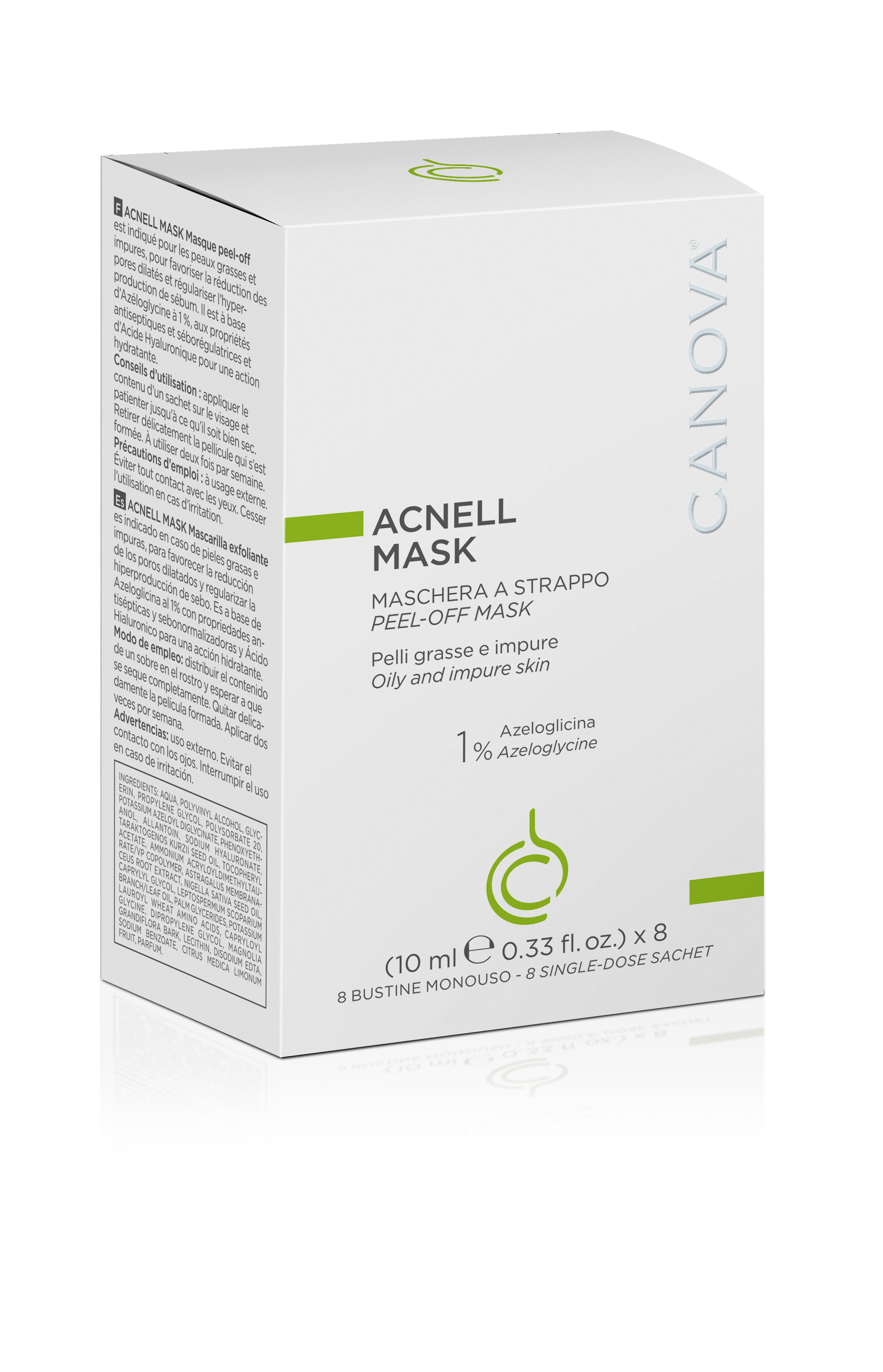 قناع كانوفا أكنيل المقشر 10 مل - 8 أقنعة