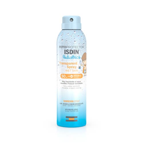 ISDIN fotoprotector wet skin transparent 50+ pediatrics 250 ml