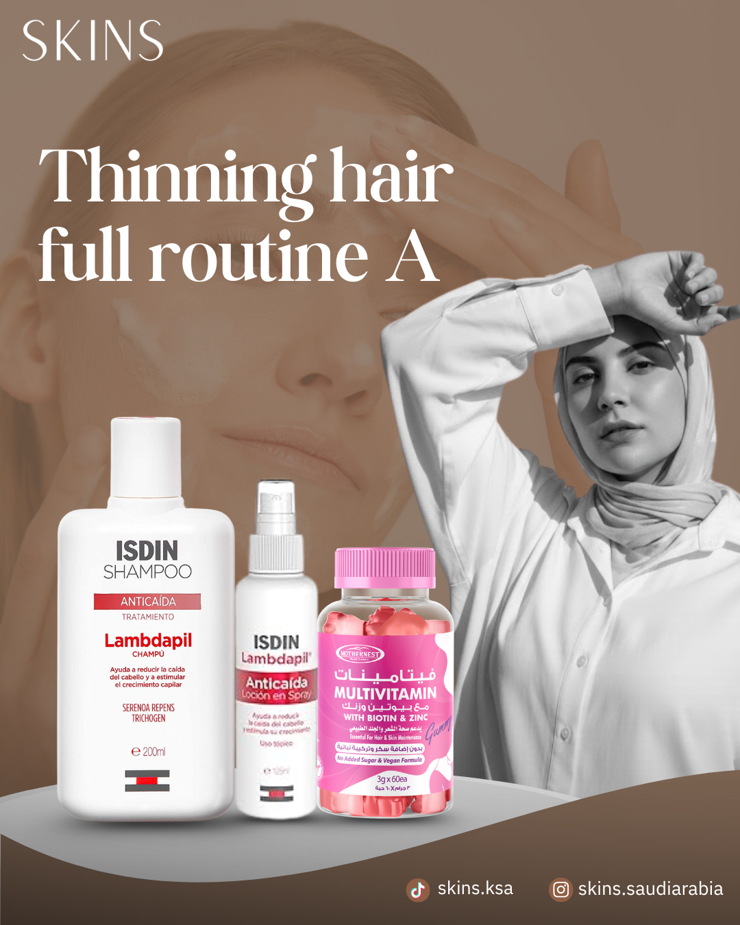 Thinning Hair-fall routine A
