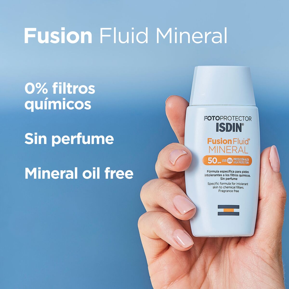 ISDIN fotoprotector fusion fluid mineral 50+ spf 50 ml (Copy)