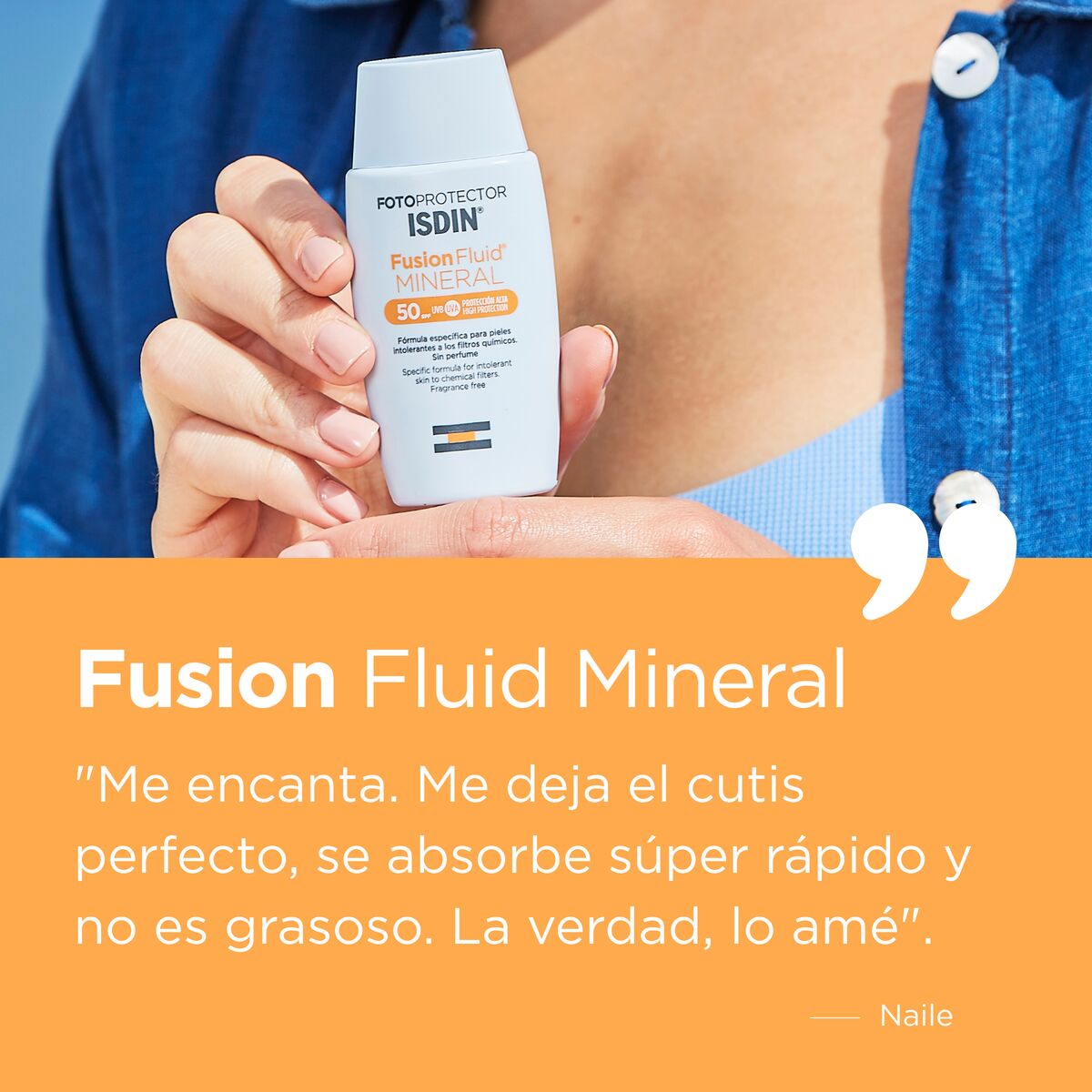 ISDIN fotoprotector fusion fluid mineral 50+ spf 50 ml (Copy)