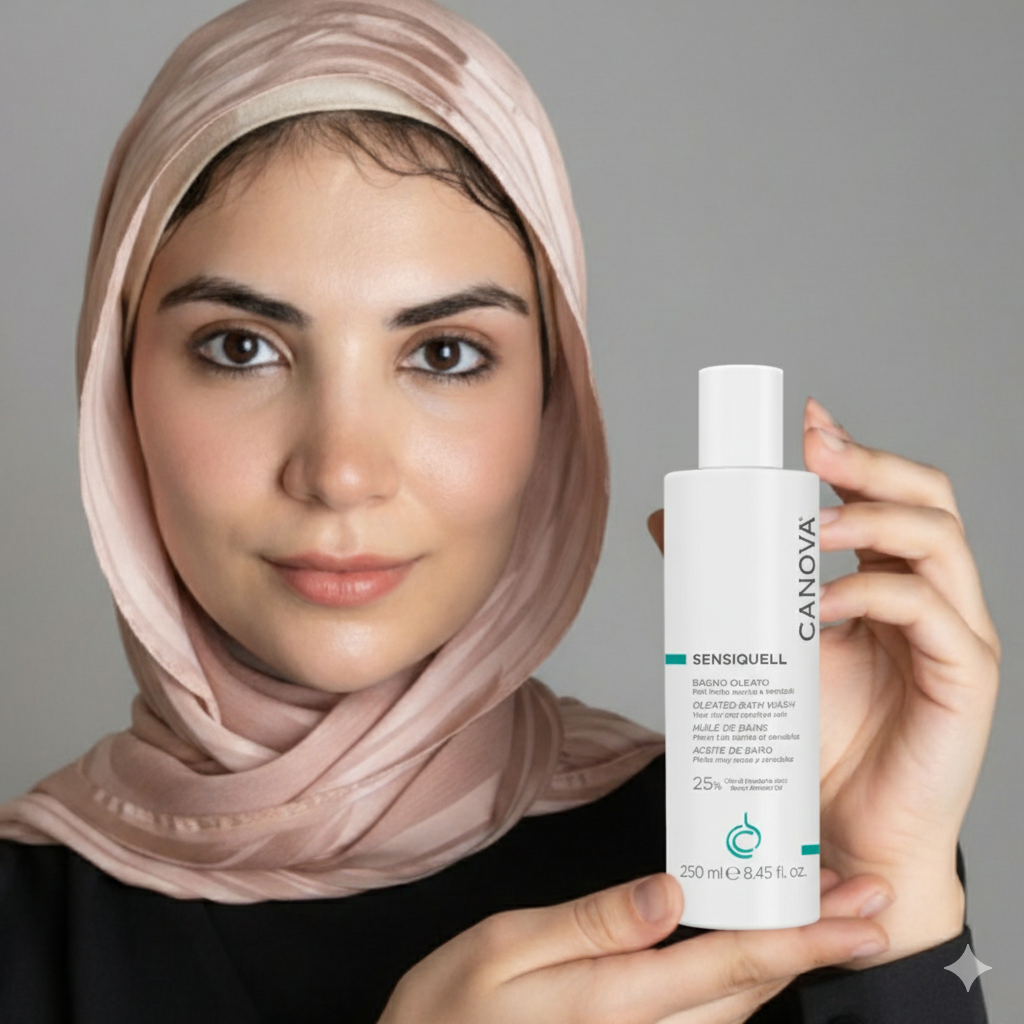 غسول استحمام كانوفا سينسيكويل بزيت الزيتون، زجاجة 250 مل