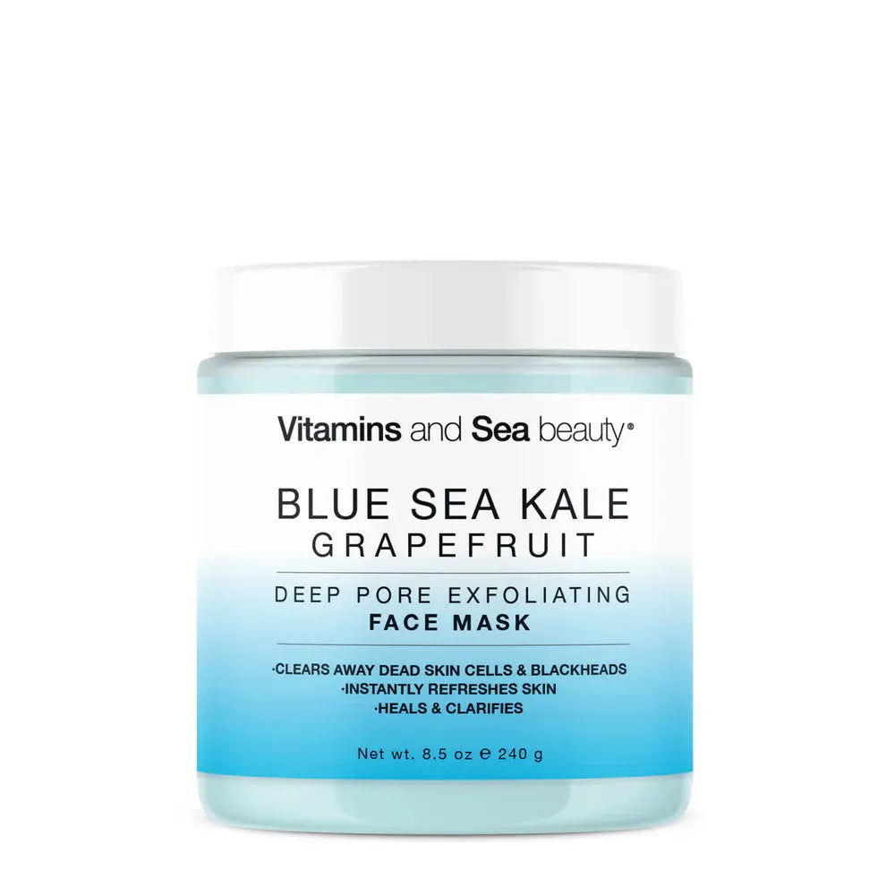 vitamins and sea beauty Blue Sea Kale + Grapefruit Deep Pore Exfoliating Face Mask SKINS