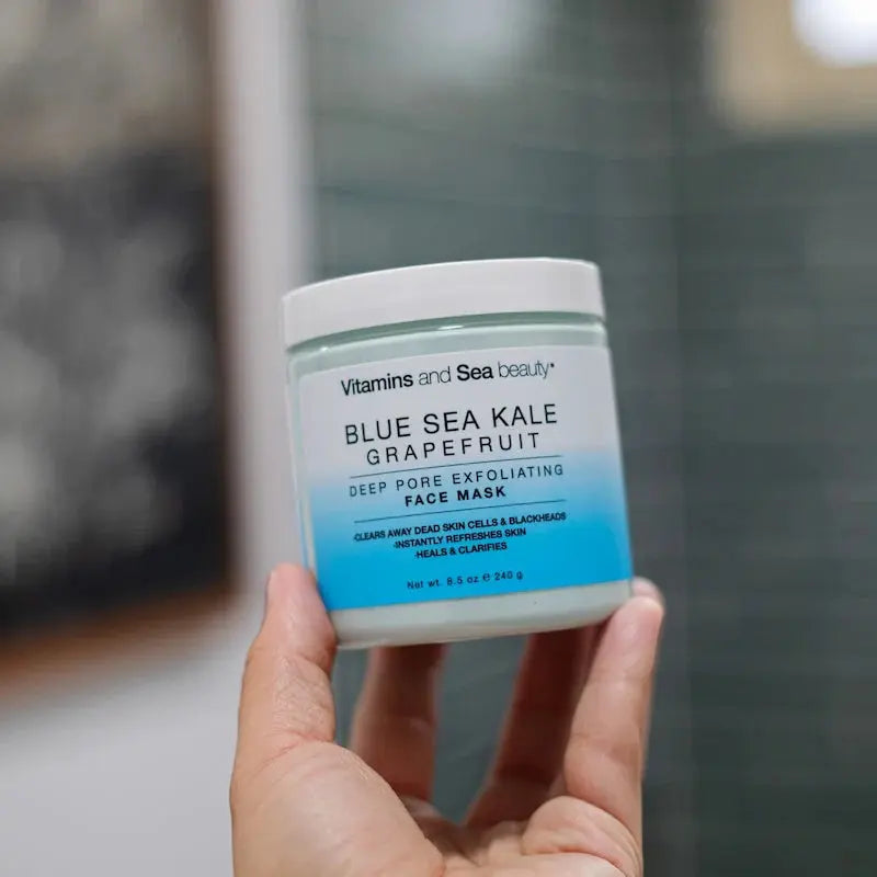 vitamins and sea beauty Blue Sea Kale + Grapefruit Deep Pore Exfoliating Face Mask SKINS