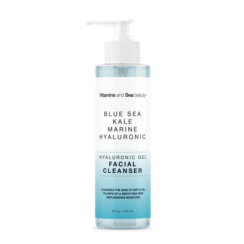 vitamins and sea beauty Blue Sea Kale + Marine Hyaluronic Gel Facial Cleanser SKINS