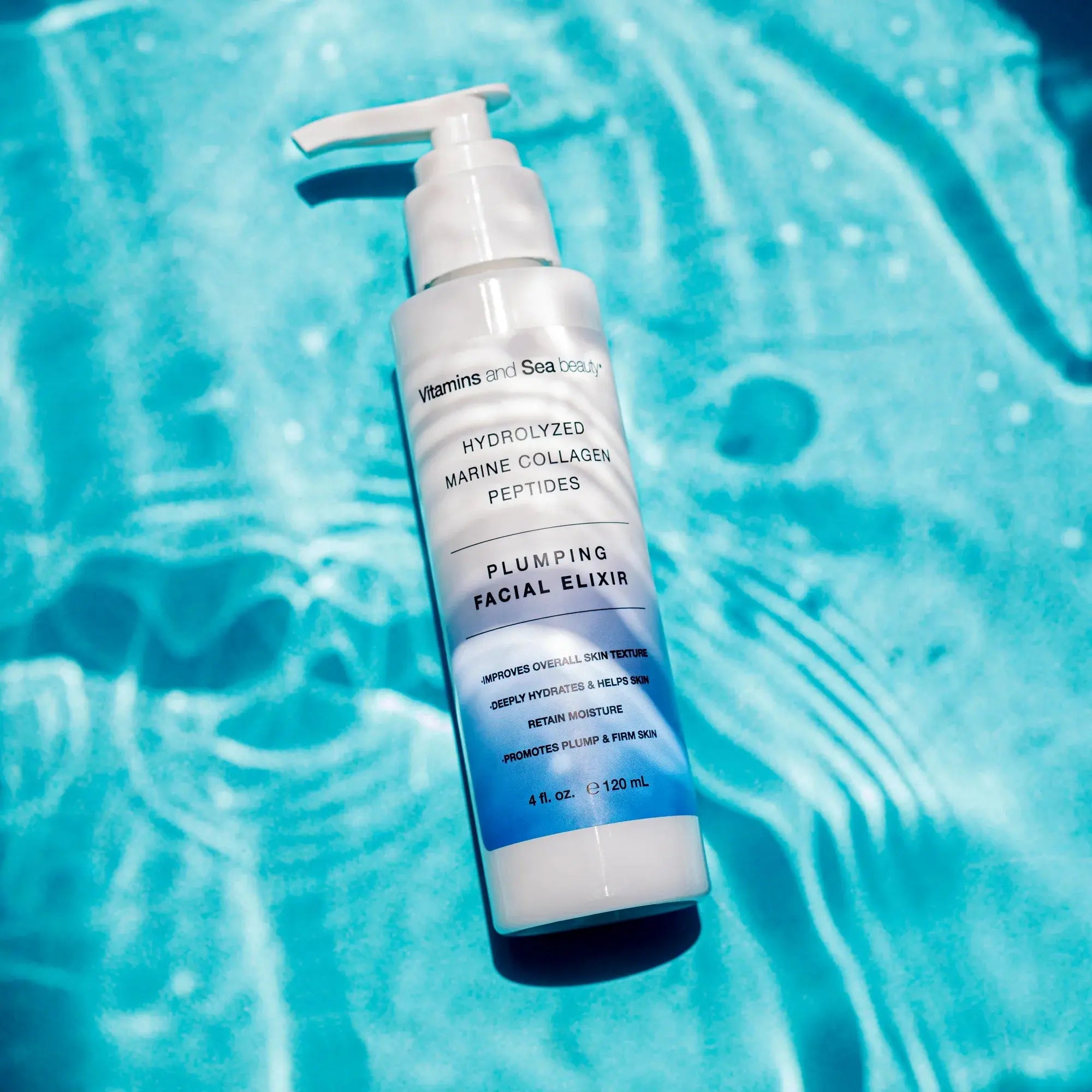 vitamins and sea beauty hydrolyzed marine collagen peptides 120 ml SKINS